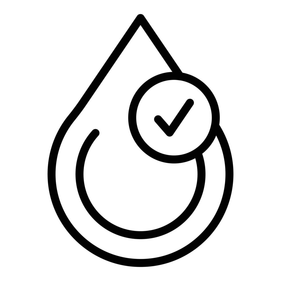 collagen cream icon outline skin hair vector